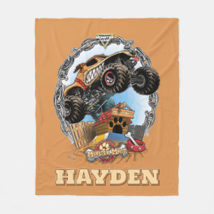 Monster Jam Monster Mutt - Personalised Fleece Blanket