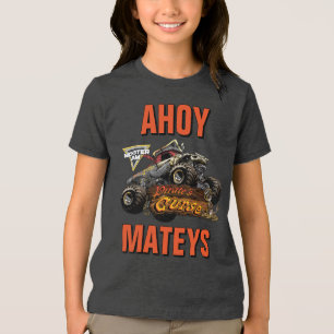 Monster Jam - Pirate's Curse Birthday Tri-Blend Shirt