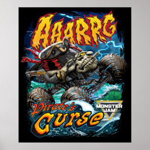 Monster Jam Pirate's Curse Poster
