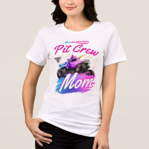 Monster Jam - Sparkle Smash Pit Crew Mum Tri-Blend Shirt