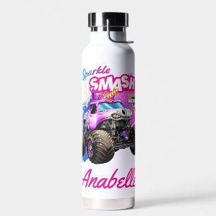 Monster Jam Sparkle Smash Water Bottle