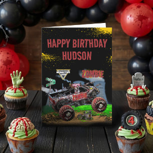 Monster Jam - Zombie Birthday Card