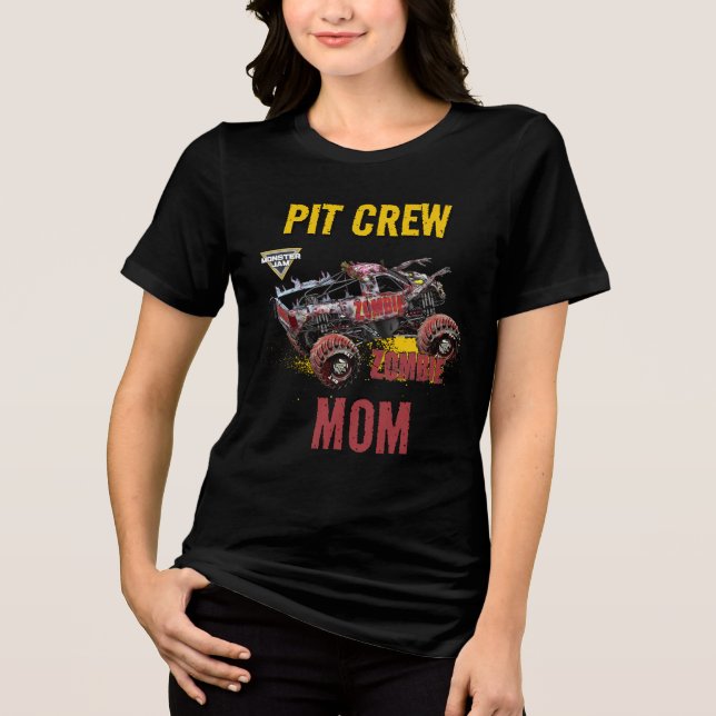 Monster Jam - Zombie Pit Crew Mum Tri-Blend Shirt (Front)