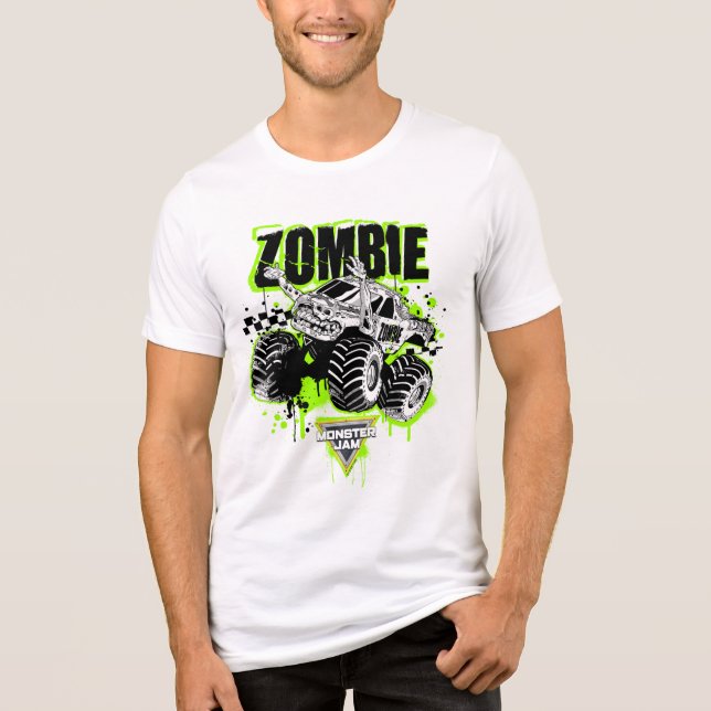 Monster Jam Zombie Tri-Blend Shirt (Front)