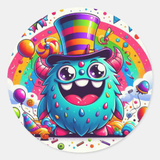 monster joker stickers and labels