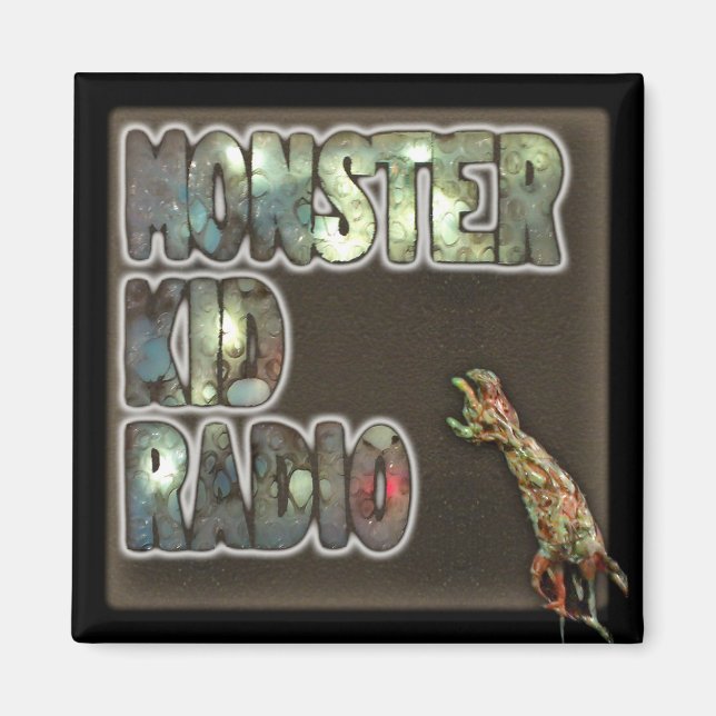 Monster Kid Radio Sign Magnet (Front)
