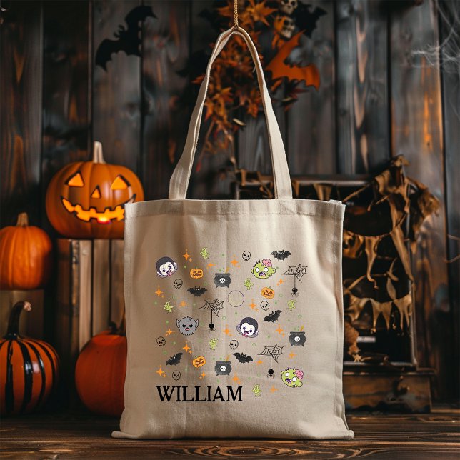 Monster Kids Trick-or-Treat Tote Bag (Creator Uploaded)