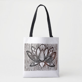 Monster Lotus Tote Bag