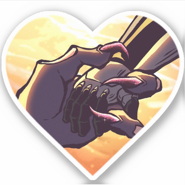 Monster Love -  Second Contact Vinyl Sticker (Front)