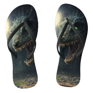 monster lurk flip flops