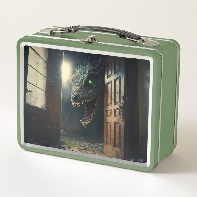 monster lurk metal lunch box (Front)