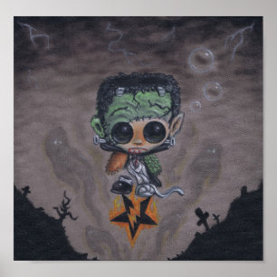 monster mash art print