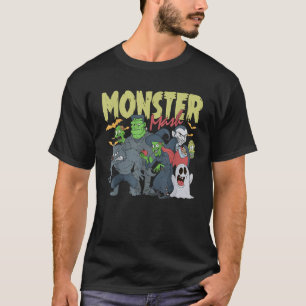 Monster Mash Funny Halloween Spooky Season Trick O T-Shirt