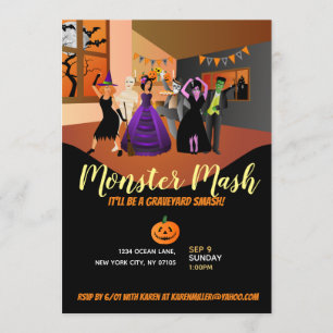 Monster Mash Invitations