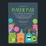 MONSTER MASH KIDS BIRTHDAY PARTY INVITATION invite<br><div class="desc">Your birthday only happens once a year, so let’s celebrate in style. Age doesn’t matter at Blush Paper Co.: you can customise the text on any of our unique party invitations to include any age you want, whether the birthday girl is turning two or thirty-two! Our colourful invitations are sprinkled...</div>