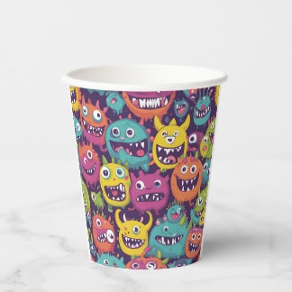 Monster Mash Paper Cups