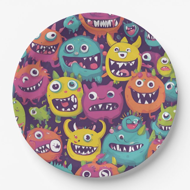 Monster Mash Plates (Front)