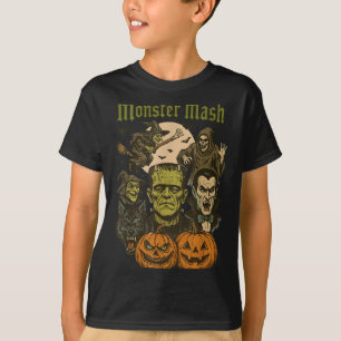 Monster Mash Retro Halloween Funny Monster Soky Wo T-Shirt