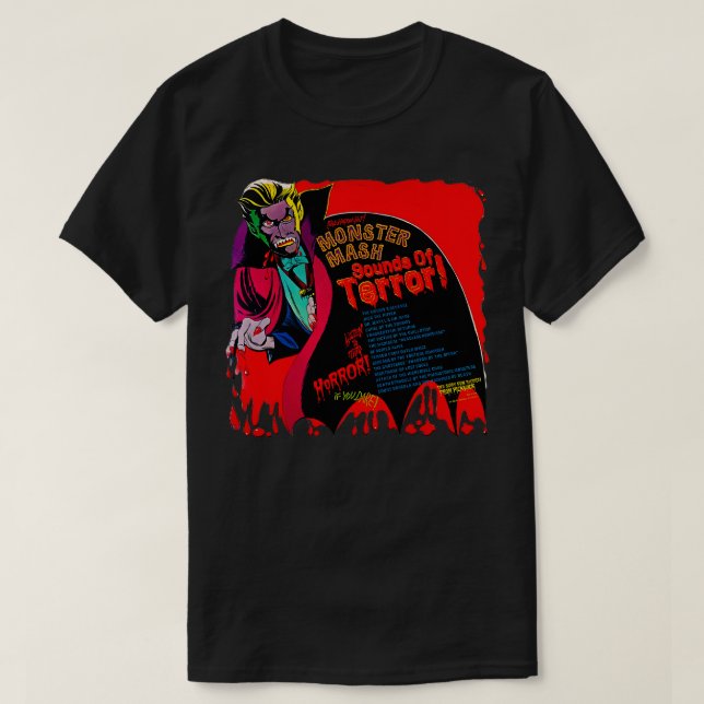 MONSTER MASH Sounds Of Terror 1974 T-Shirt (Design Front)