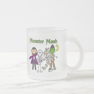 Monster Mash T-shirts and Gifts Frosted Glass Coffee Mug