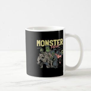 Monster Mash Vintage Ghost Halloween Coffee Mug
