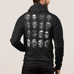 Monster Masks Art hoodie – Black Only