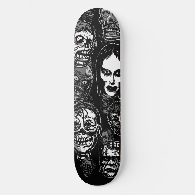 Monster Masks Skateboard Deck – Competition Maple (Front)