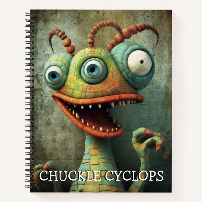 Monster Mayhem...Chuckle Cyclops Notebook (Front)