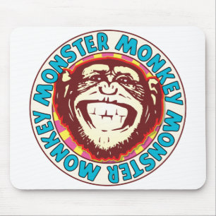 Monster Monkey Mouse Mat