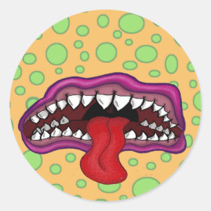 Monster Mouth Stickers