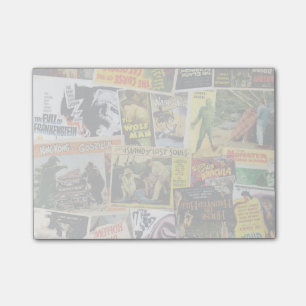Monster Movie Collage Post-it Notes