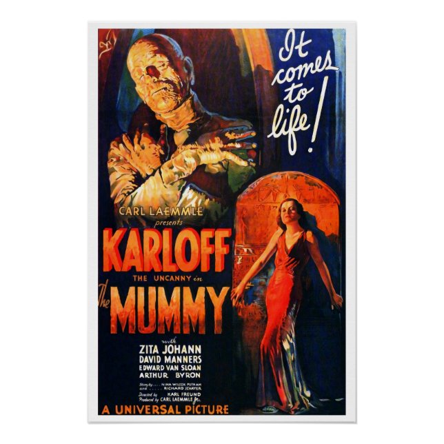 Monster Movie Poster The Mummy (Front)