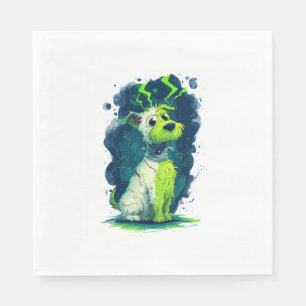 Monster Mutt – Cute Halloween Dog Napkin