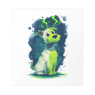 Monster Mutt � Cute Halloween Dog Notepad