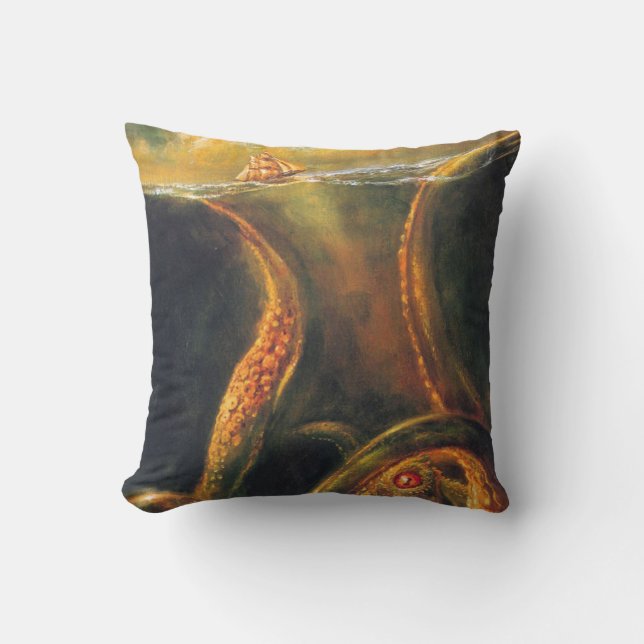 Monster Octopus Cushion (Front)