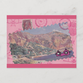 Monster of a Vacation Postcard