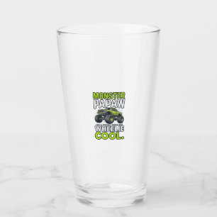 Monster Papaw Wheelie Cool Funny Monster Truck Des Glass