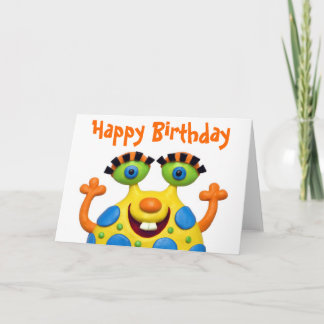Monster Party Card