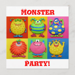 Monster Party Invitation