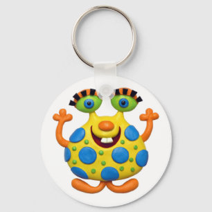 Monster Party Key Ring