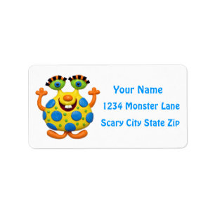 Monster Party Label