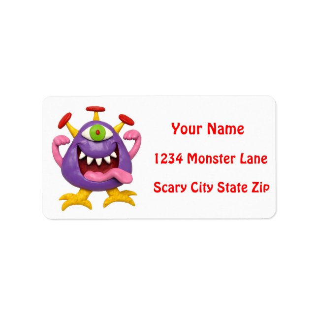Monster Party Label (Front)