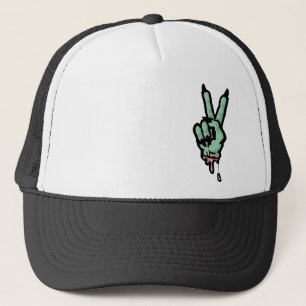 Monster Peace Sign Trucker Hat
