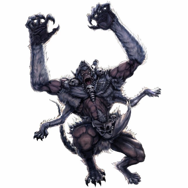 Monster Photo Sculpture - Wendigo (Front)