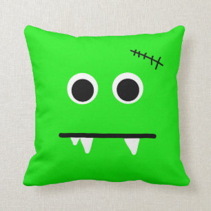 monster pillow, monster kids bedroom pillow