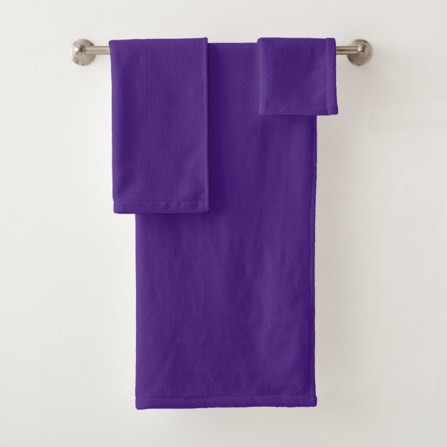 Monster Purple Bath Towel Set (Insitu)