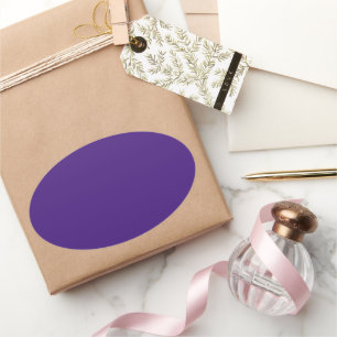 Monster Purple Oval Sticker