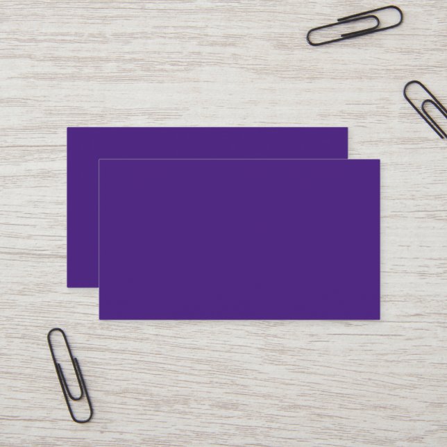 Monster Purple Premium Business Card (Front/Back In Situ)