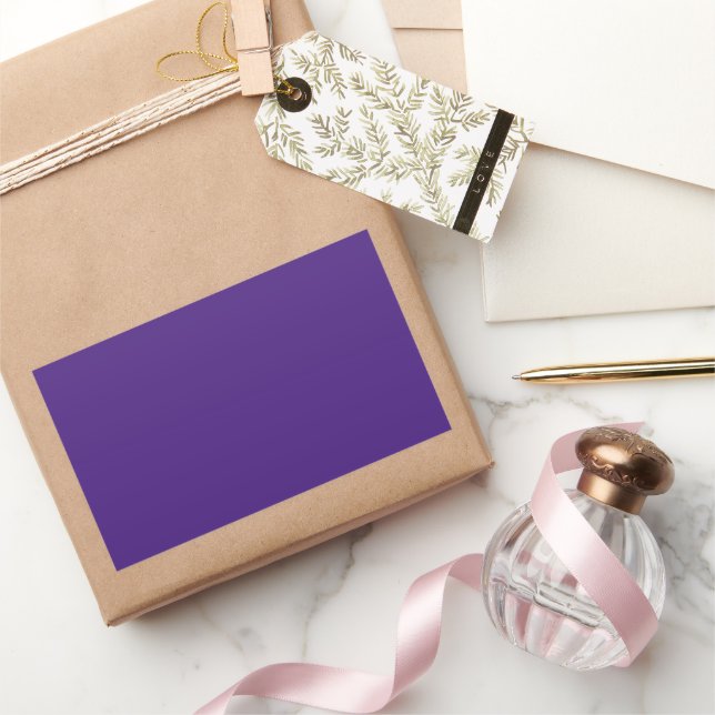 Monster Purple Rectangular Sticker (Gifting)