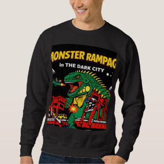 Monster Rampage in Dark City Sweatshirt
